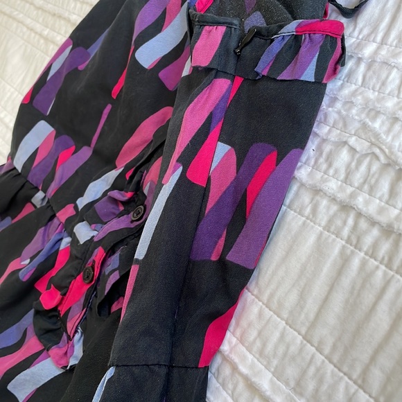 Marc by Marc Jacobs Silk Peplum Tank Top Sz 2 - Picture 3 of 5